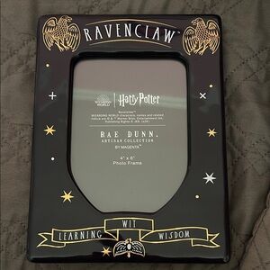 Harry Potter Rae Dunn Black and Gold Ravenclaw Frame
